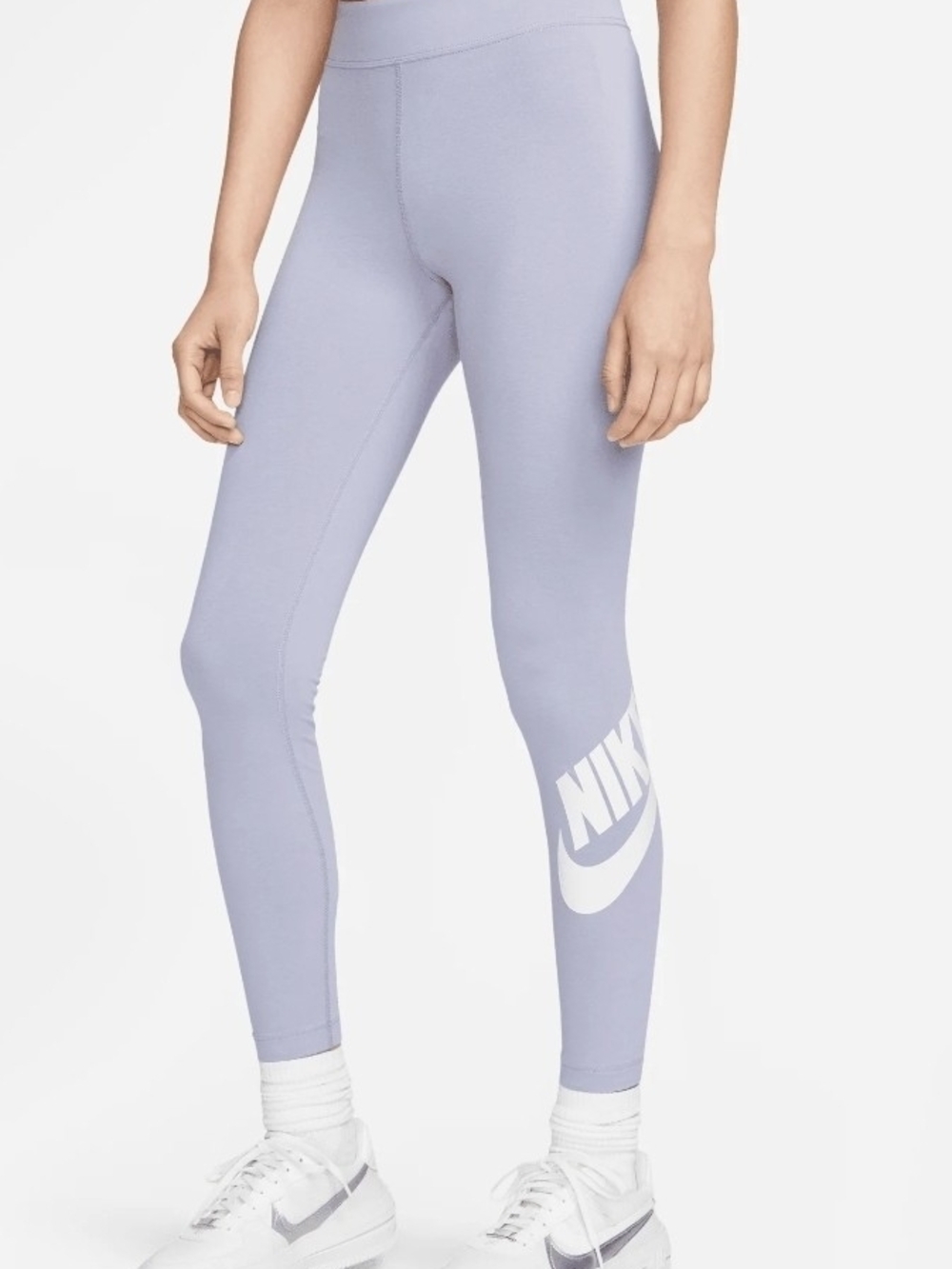 Nike Lavender High-Rise Logo Leggings